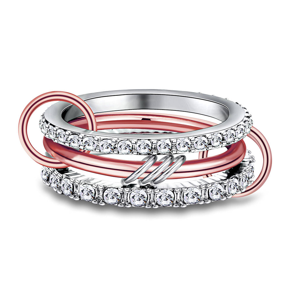 Fashion Diamond Ring Set For Women