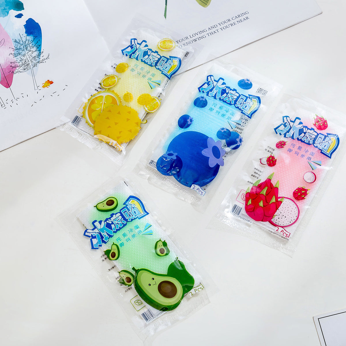 Summer Cooling Essential Cooling Ice Stickers For Heat Relief