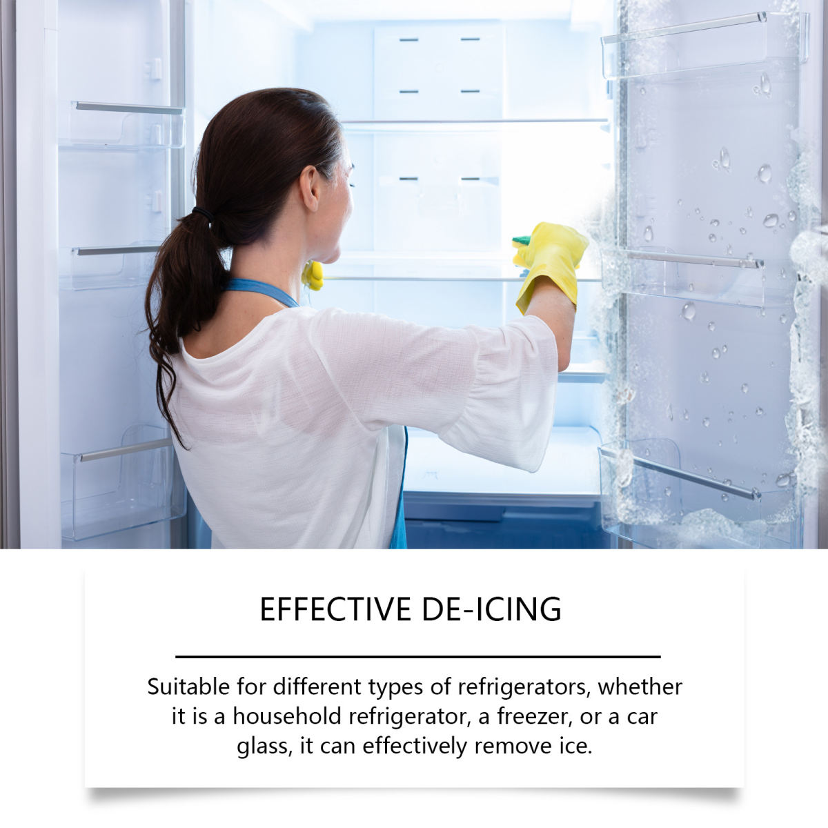 Jue-Fish Cross-border Refrigerator Snow Melting And De-icing Agent, Refrigerator Defrosting, Cold Storage, Household Snow Melting, De-icing, Stain Cleaning Agent