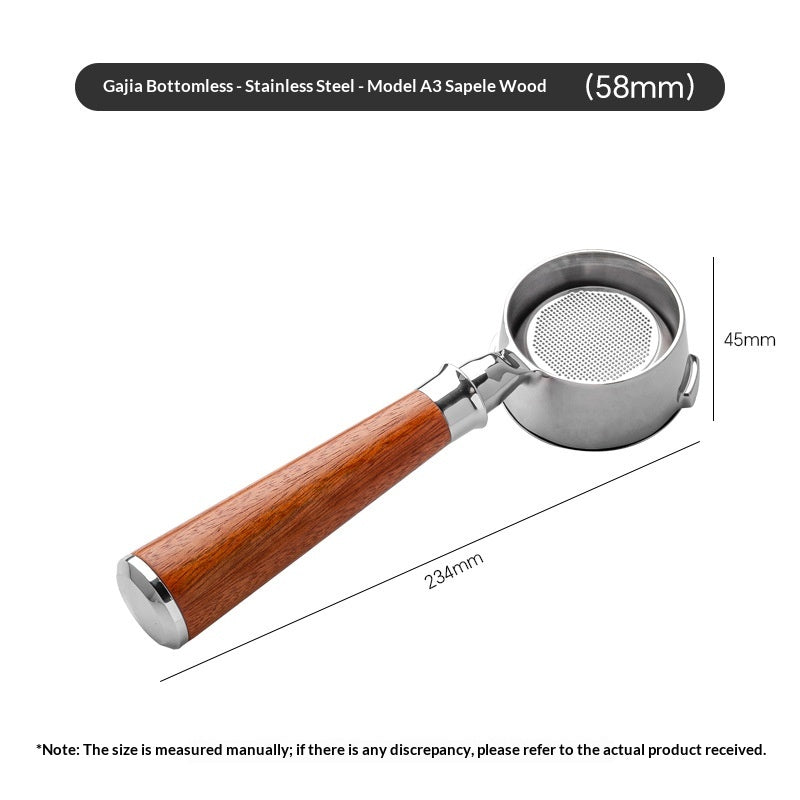 Italian-style Coffee Machine Accessories Bottomless Portafilter