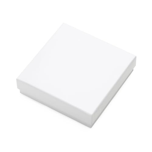 Magicool Hanger Magicool 20 Pack 3.5x3.5x1 Inch Cardboard Jewelry box Necklaces,Bracelets,Earrings,Small Gift Packaging,Je...