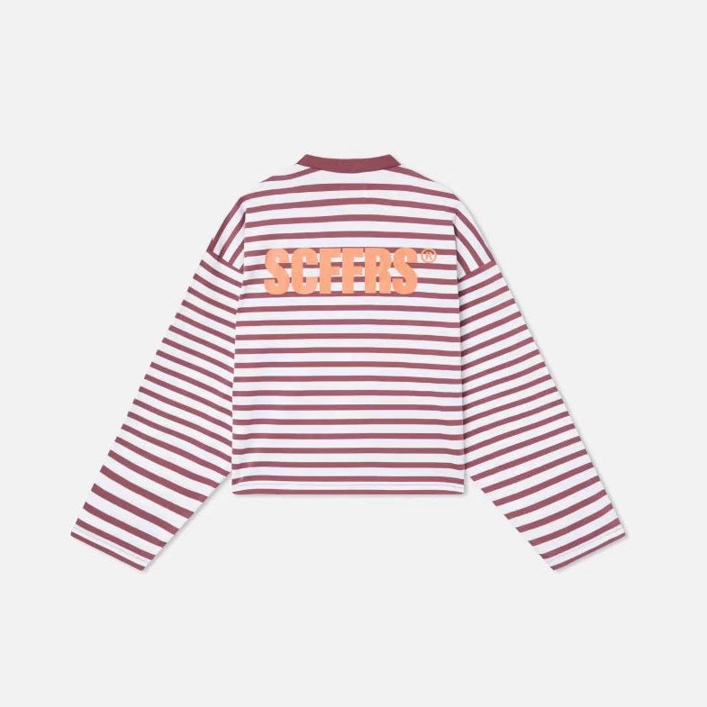 Striped Style Long-sleeve Best-selling Casual T-shirt Top