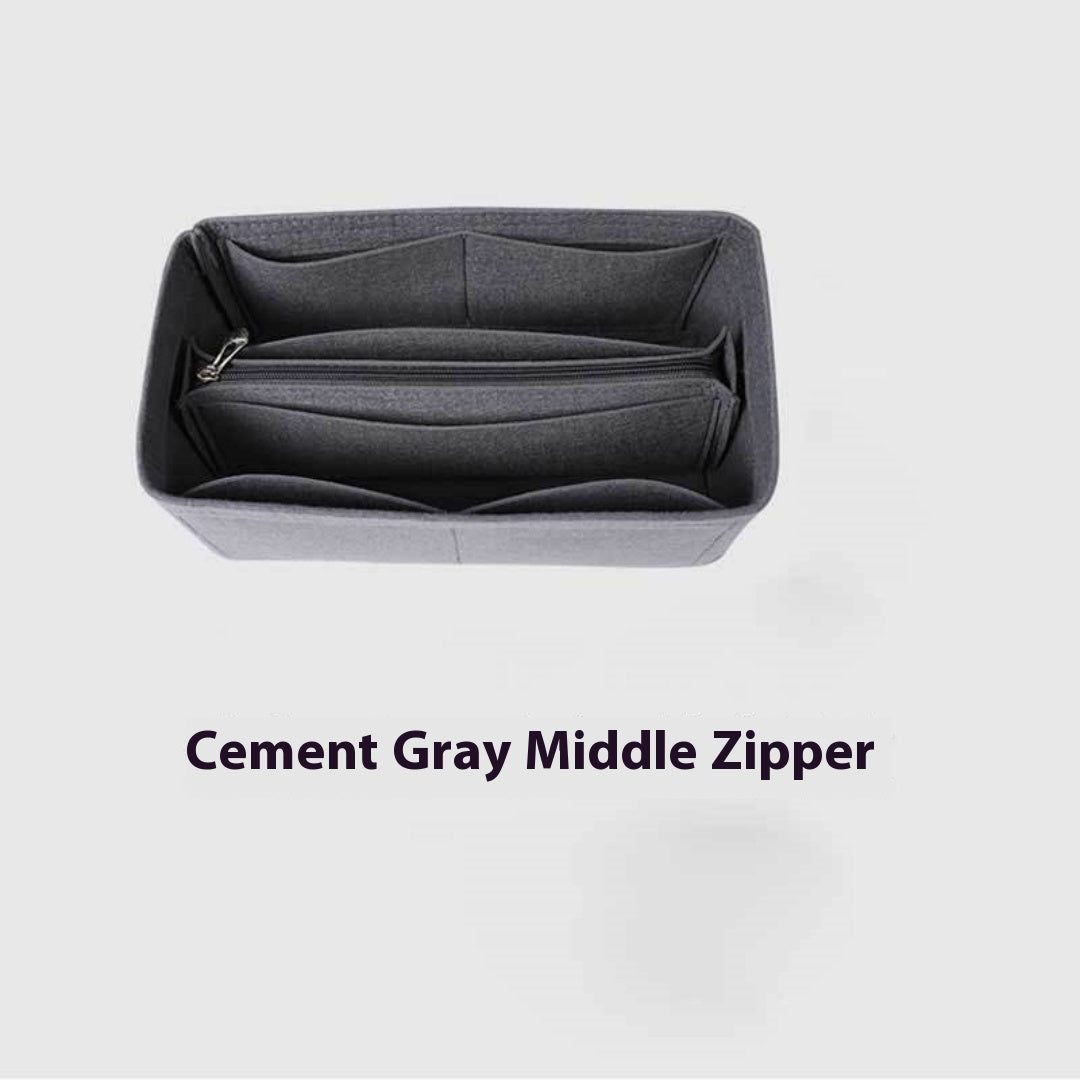 Felt Makeup Storage Bag With Support Lining Bag