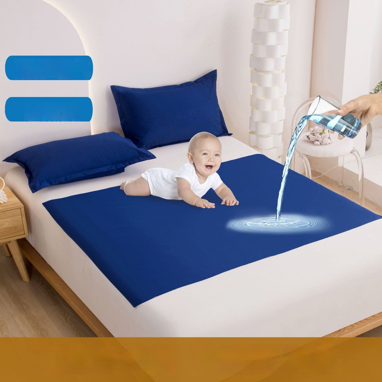 Diaper Pads For Babies Waterproof Washable And Designed As Period Pads Care Pads For Seniors With A Non-slip Surface