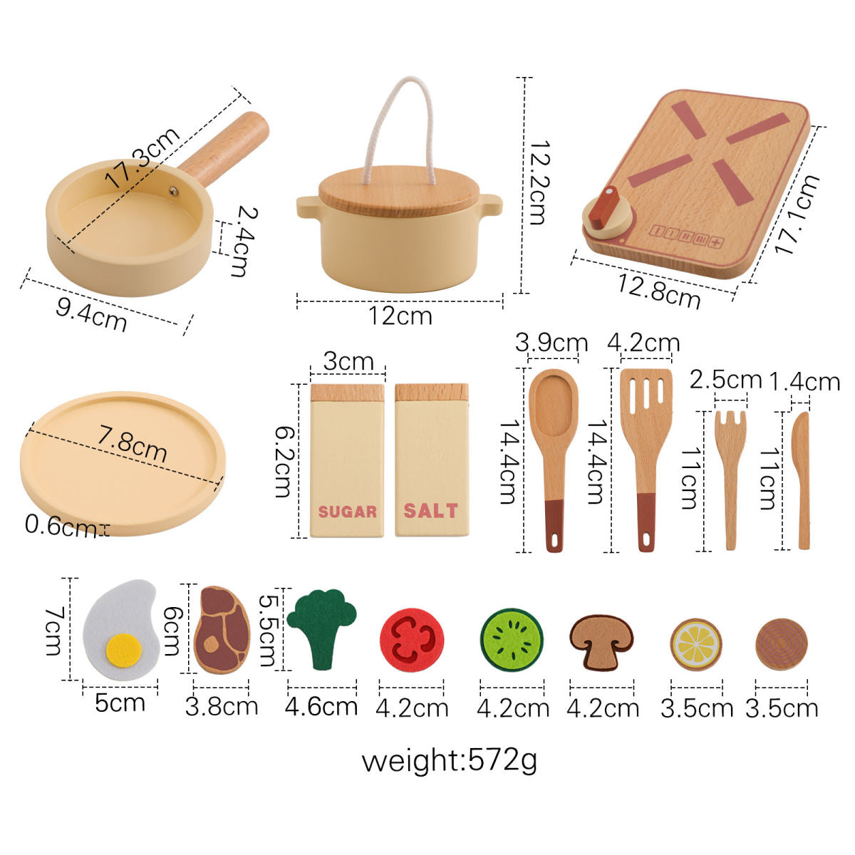 Children's Wooden Play House Kitchen Educational Toys