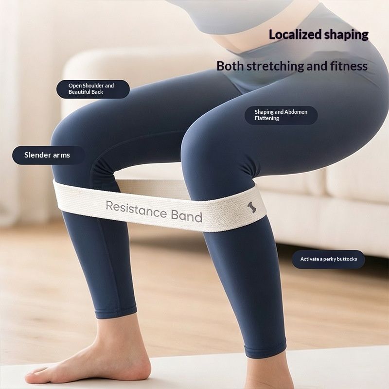 Knitted Yoga Fitness Womens Elastic Loop Resistance Band