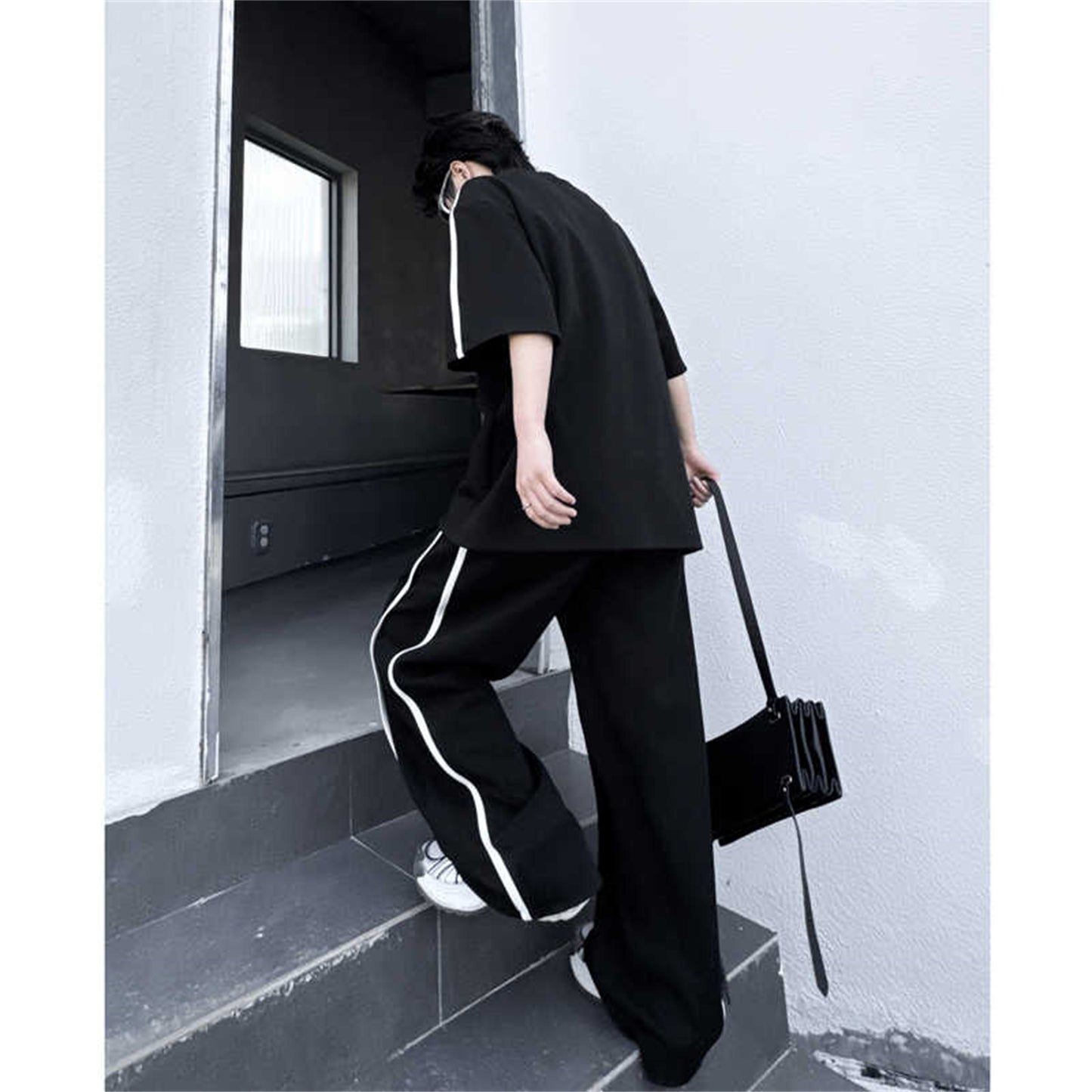 Short-sleeved T-shirt Suit Men's Fashion Brand Leisure