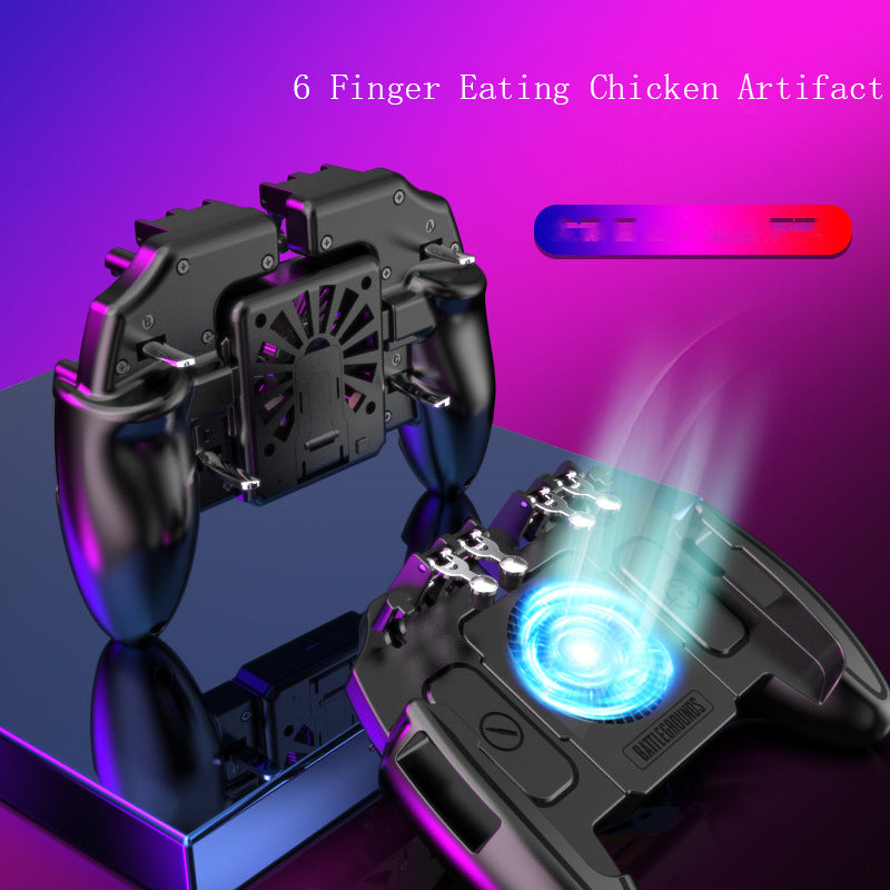 The New M10 M11 Six-finger Eating Chicken Artifact Multifunctional Universal Cooling Shooting Auxiliary Handle