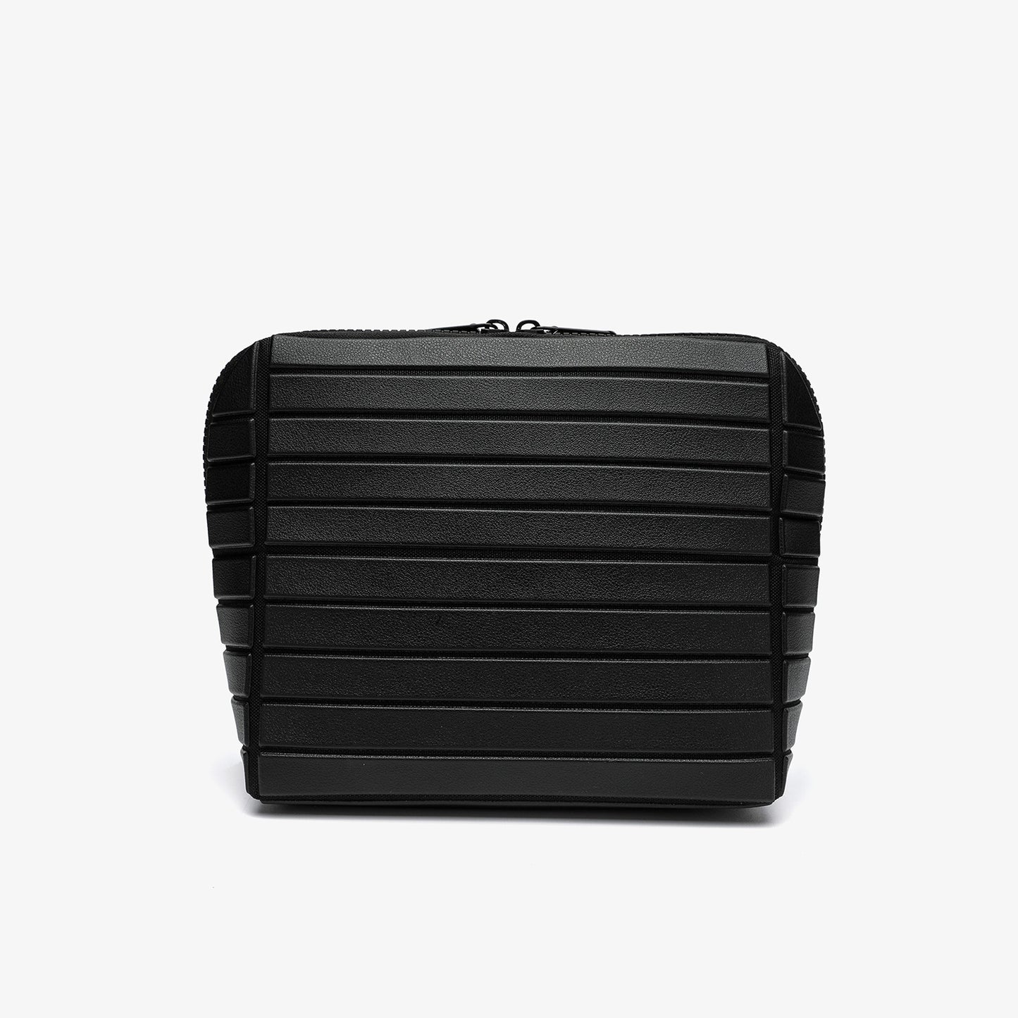 Large-capacity Partitioned Geometric Makeup Bag For Womenperfect For Travel And Commuting