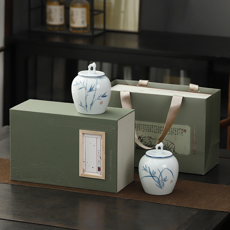 New Chinese-style Tea Caddy Empty Gift Box
