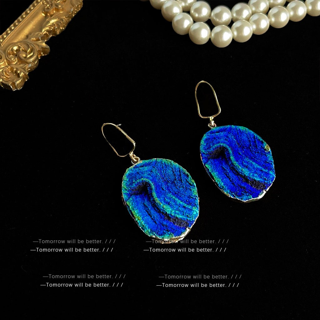 Retro Elegant Vintage Earrings Women Niche Design Stud Earrings Premium Fashion Fine Jewelry