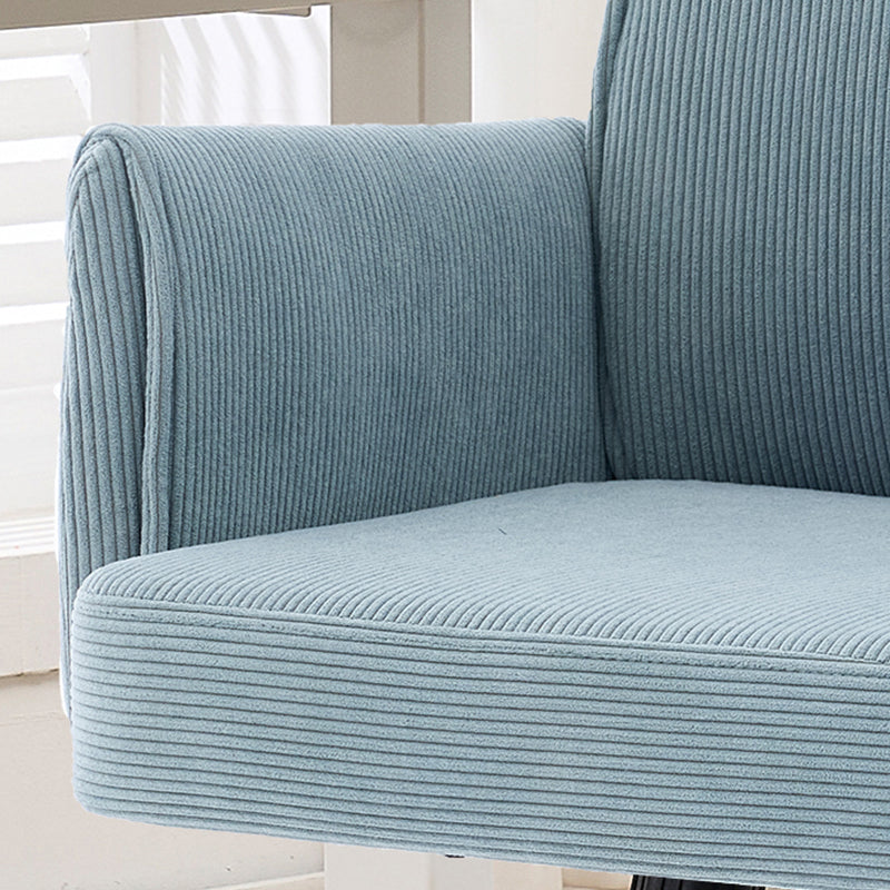 Mid-back Liftable Office Chair, Striped Fabric, And Ergonomically Designed, Is An Excellent Choice For Working, Studying Or Relaxing. The Mid-back Design Provides A Better Sitting Experience.Blue