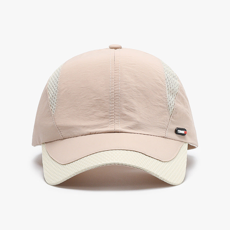 Summer Men's And Women's Quick-drying Mesh Breathable Adjustable Fashionable Casual Style Baseball Cap Suitable For Outdoor Daily Commuting