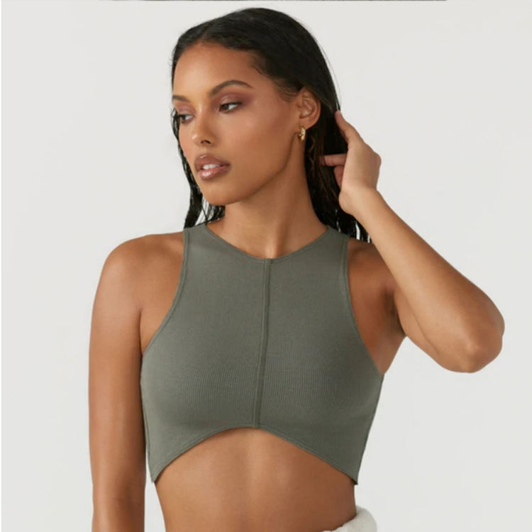 Slim V-Neck Yoga Vest Women's Running Fitness Top
