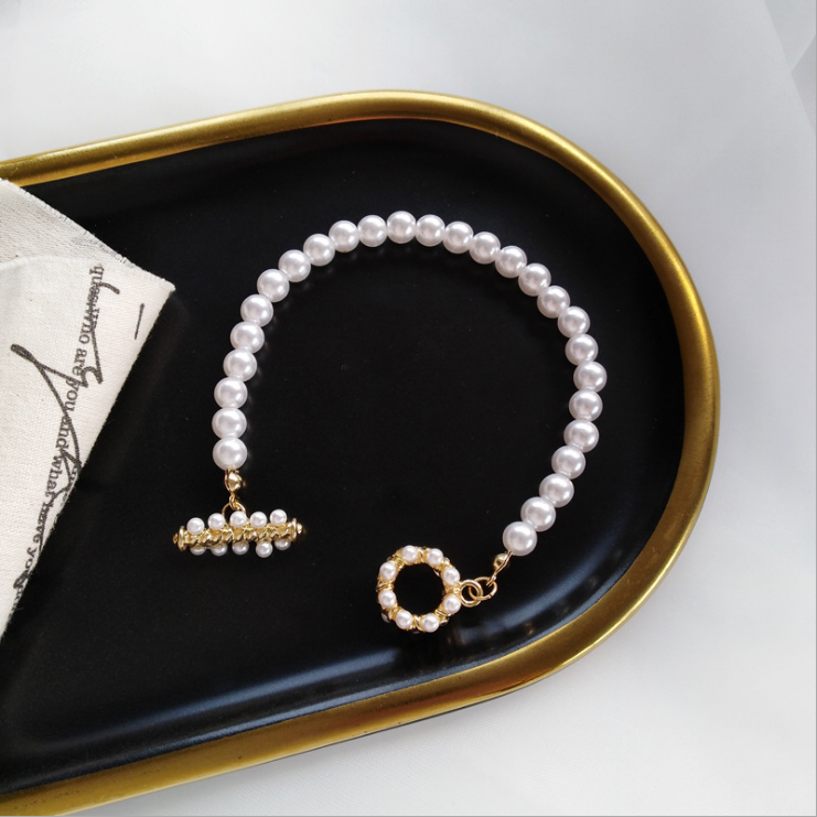 Korea East Gate Bracelet, Japanese and Korean Fashion, Creative Pearl Bracelet, Aestheticism, Minority Temperament, Best Friend Hand Ornament 438
