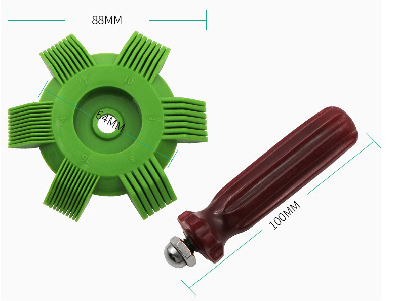 Refrigeration Tool Brush Air Conditioning Condenser Cooling Brush Air Conditioning Fin Comb Evaporator Cooling Fin Comb