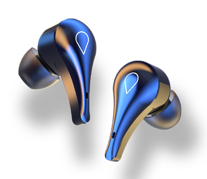 H2 New Private Model Bluetooth Headset 5.0 Tws Binaural Wireless Active Noise Reduction Sports Wireless Factory Direct Supply