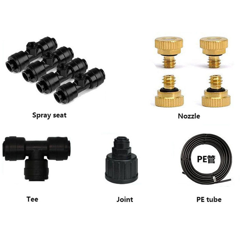 Cooling And Low Pressure Spray Set Spray Ring Fan