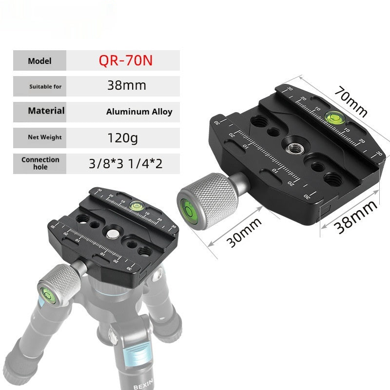 Universal Quick Shoe Clamp Pedestal Tripod PTZ Accessories