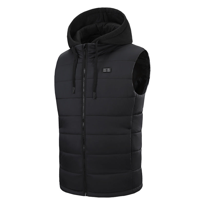 Smart Self-heating Vest Male Hat Charging Heating Thermal Vest