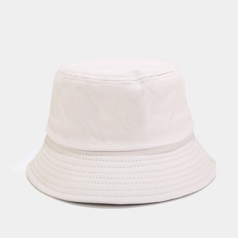 New Solid-color Double-sided Wearable Sun Hat For Outdoor Photography, Slimming Face Cap, Daily Outing Sun Protection Hat