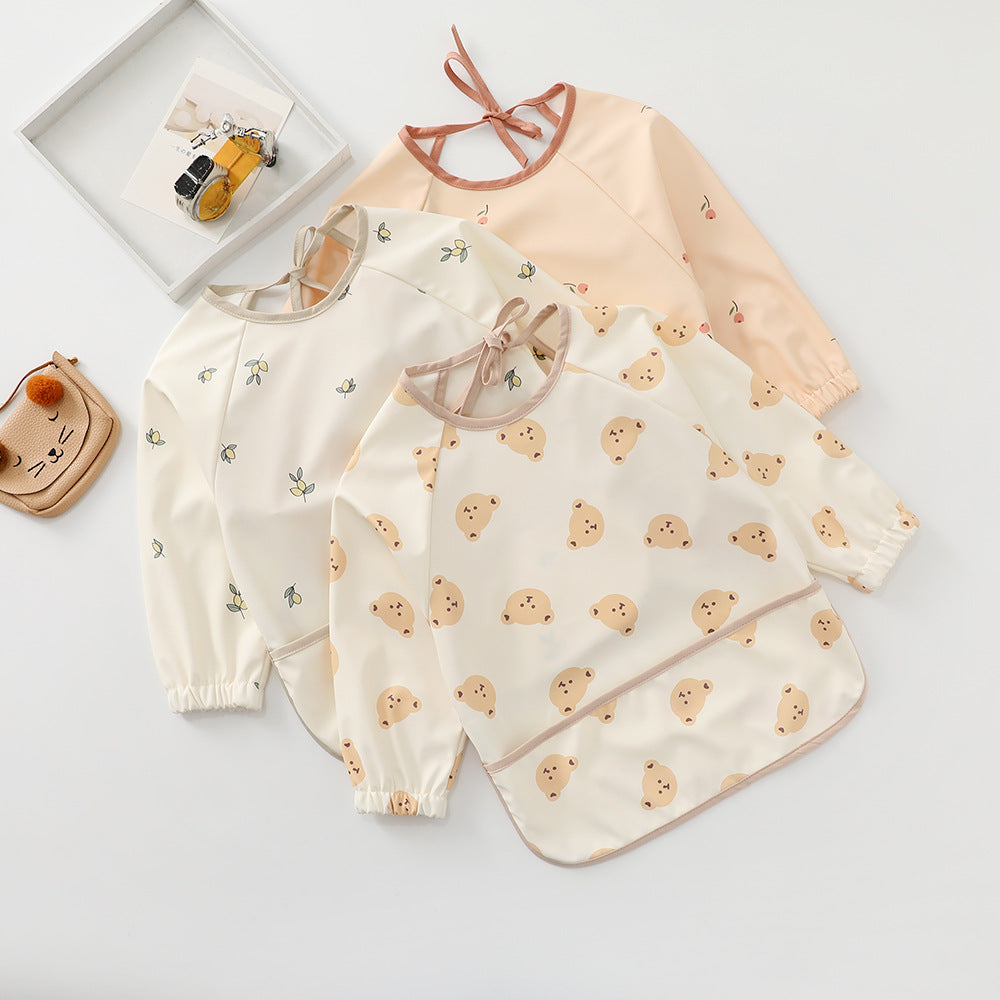 Fashion Waterproof Inside-out Bib Children's Feeding Clothes