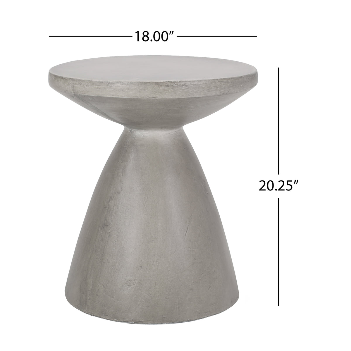 Outdoor LightWeight Concrete Side Table,MGO End Table