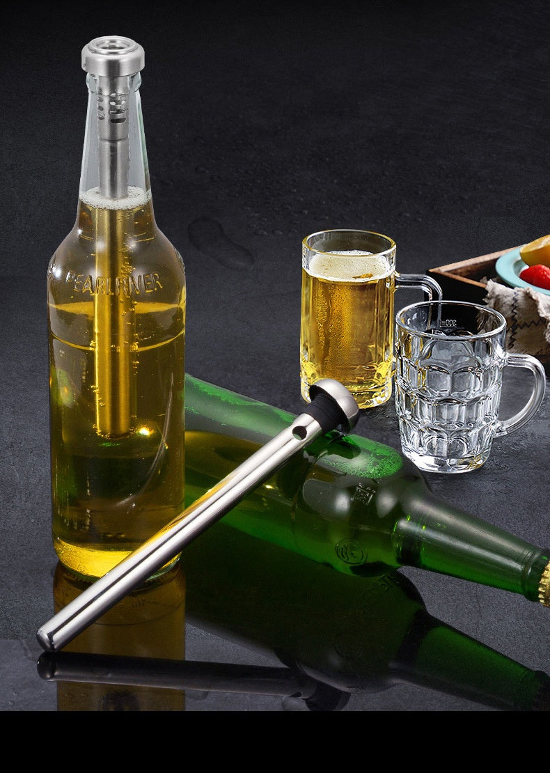Stainless Steel Wine Chiller Refrigeration Rod Wine Set Cooling Rod