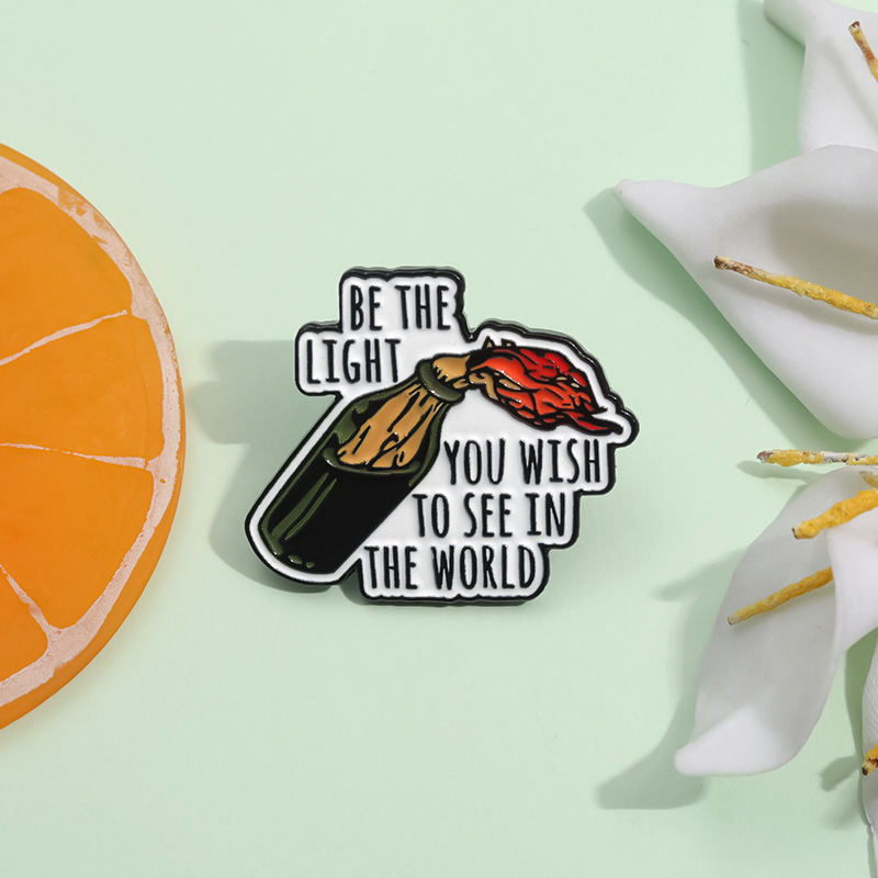 Cartoon Letter Series Brooch Personalized Cold Style High-end Accessories