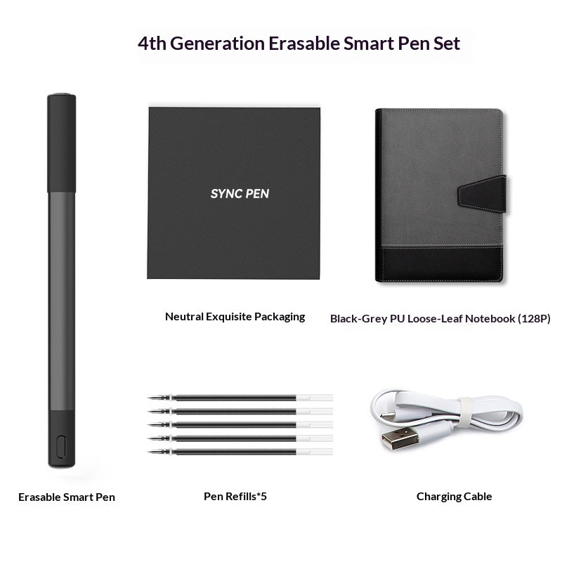 Fourth-generation Erasable Smart Cloud Pen With Synchronized Handwriting Recognition Across Pen, Cloud, And Screen