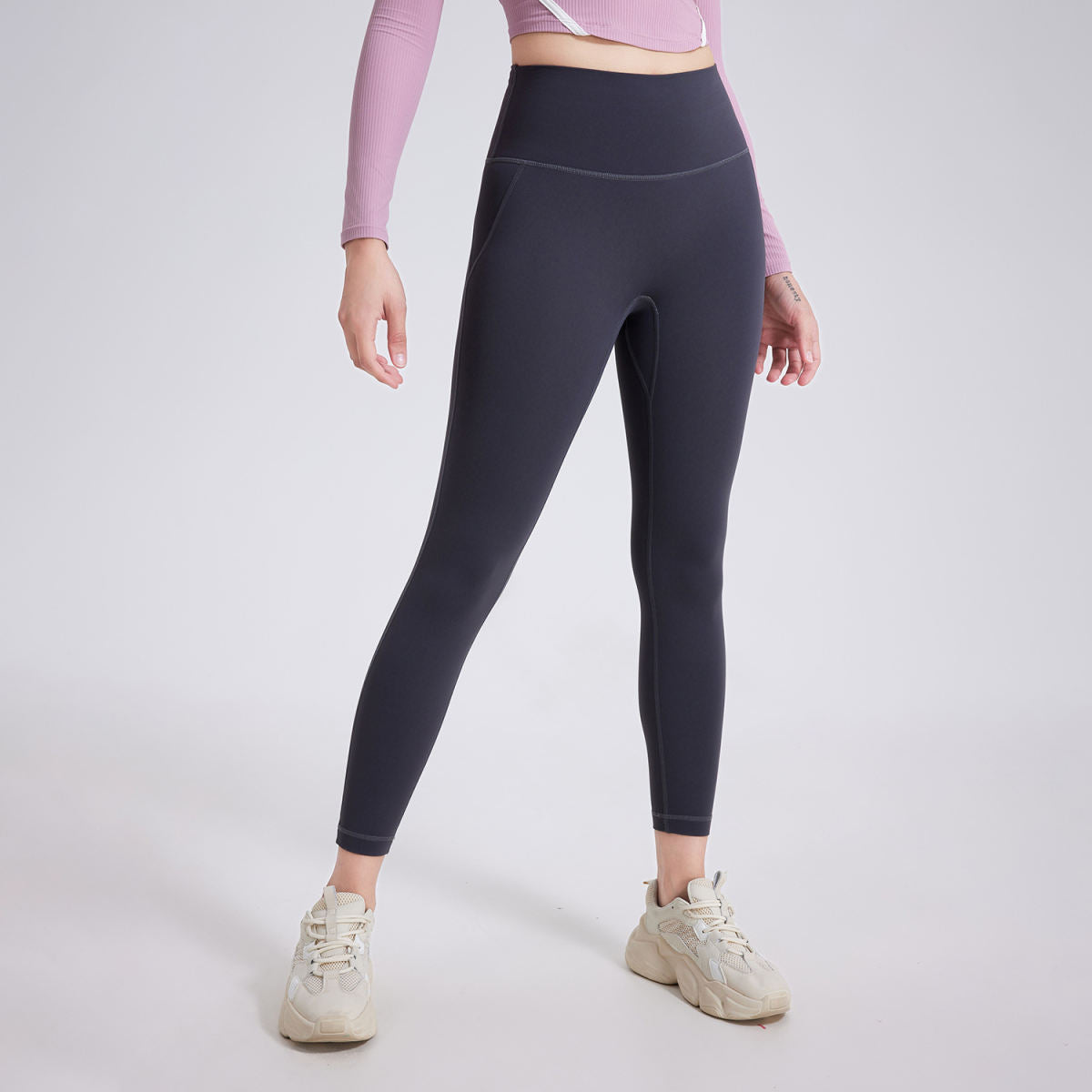 European And American Wear-free Underwear Seamless Nude Feel Yoga Pants