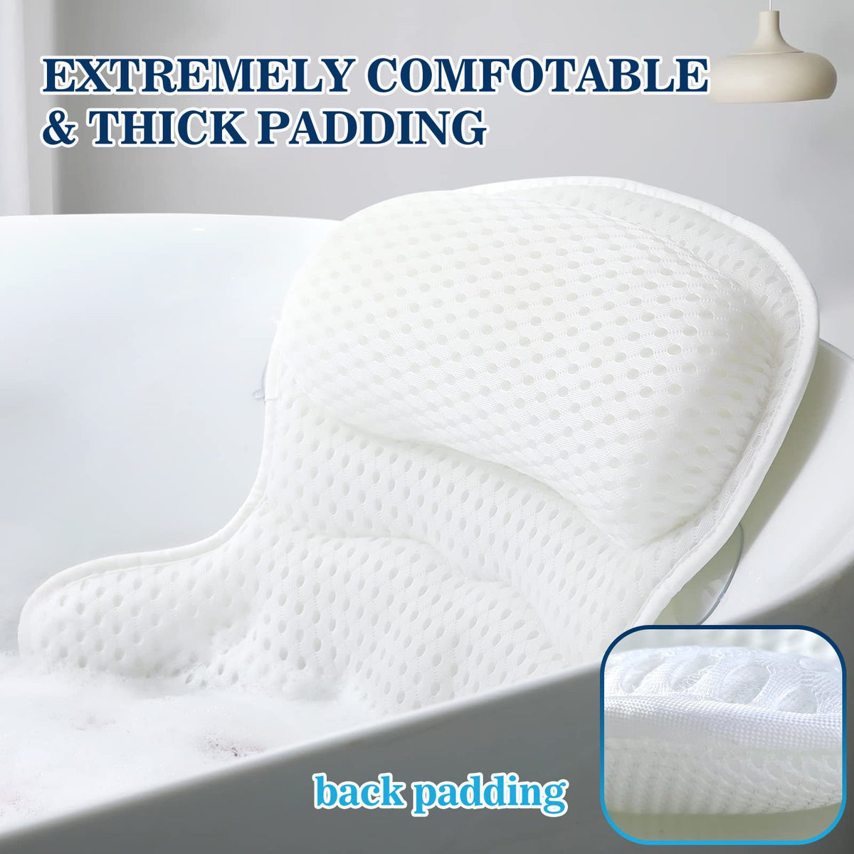 Butterfly Suction-cup Bath Basin Pillow
