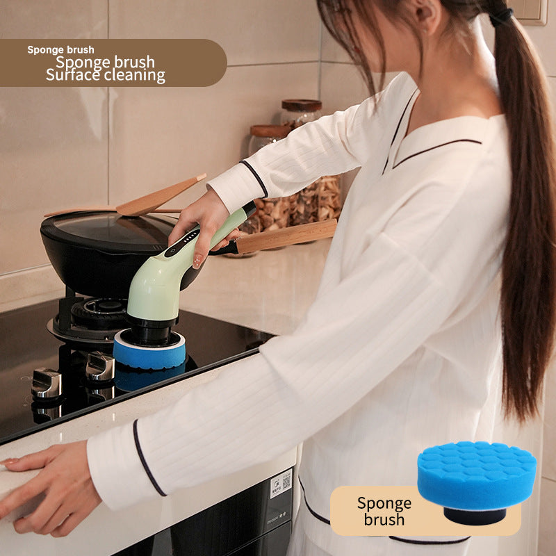Household Kitchen And Bathroom Electric Multi-Function Cleaning Brush