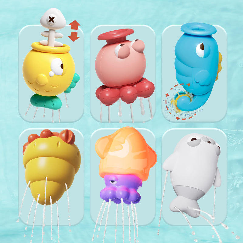 Strong Magnetic Fishing Baby And Child Toys Marine Life Shower Head