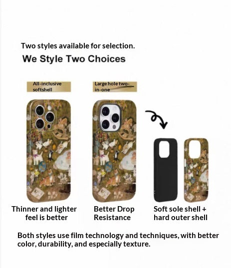 Skin-feel Full-body Drop-proof Phone Case