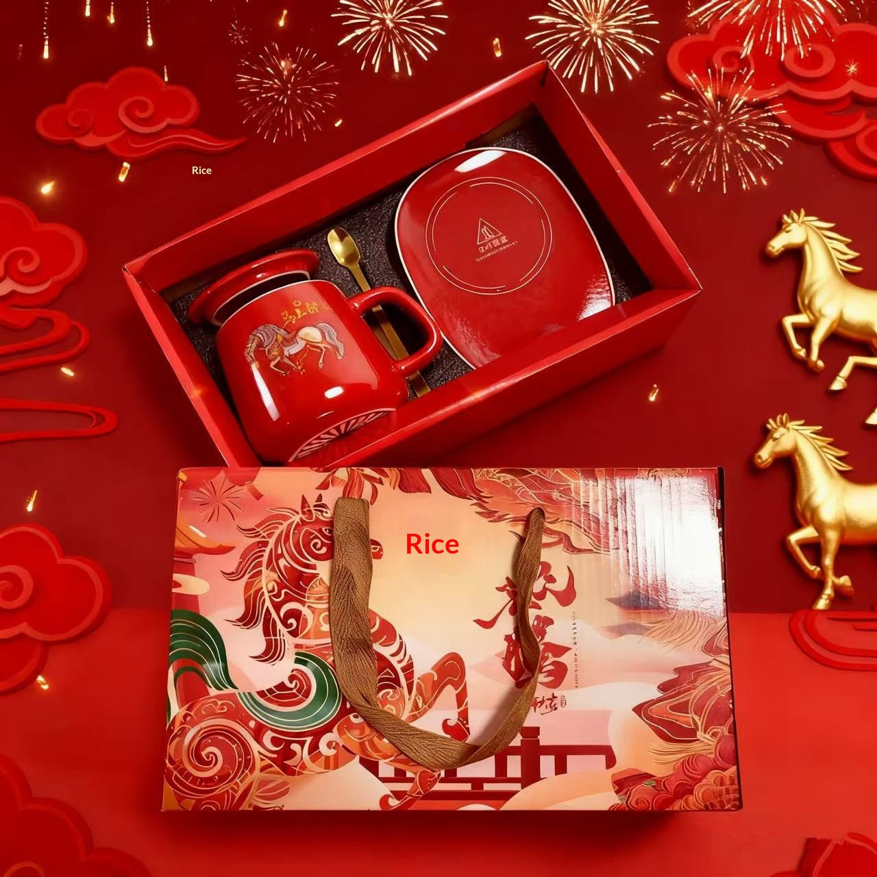Thermal Mug Ceramic Cup Gift Set International Womens Day Gift