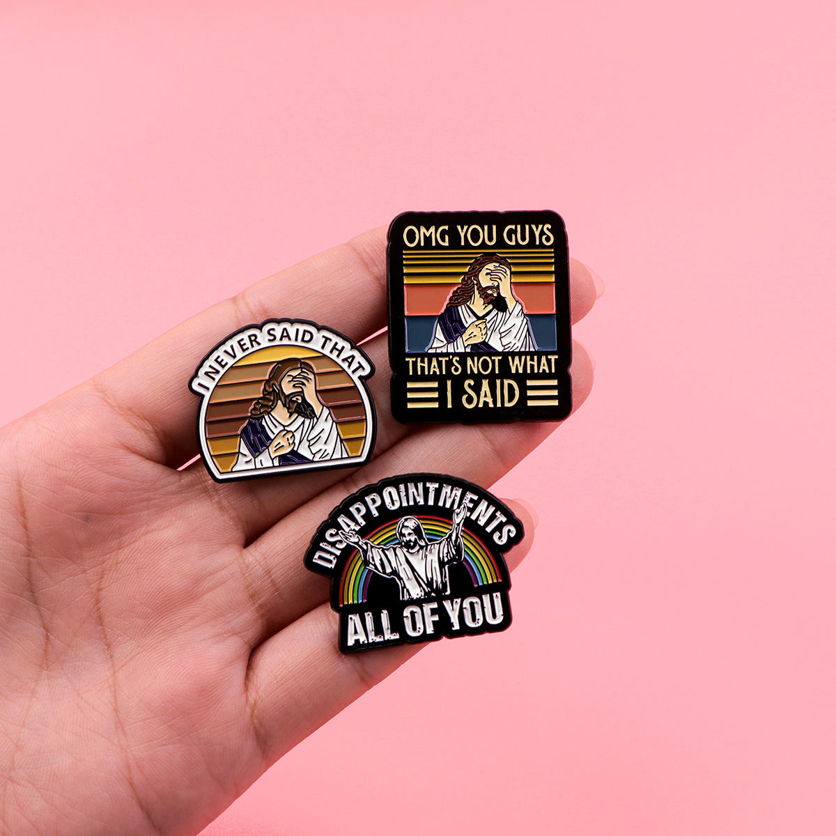 Funny Enamel Pin Brooch Backpack Clothing Accessories