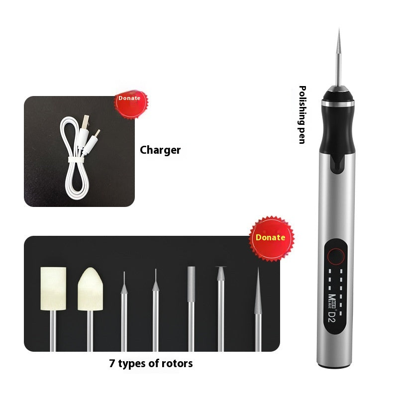 Small D2 Charging Speed Control Electric Grinding Pen