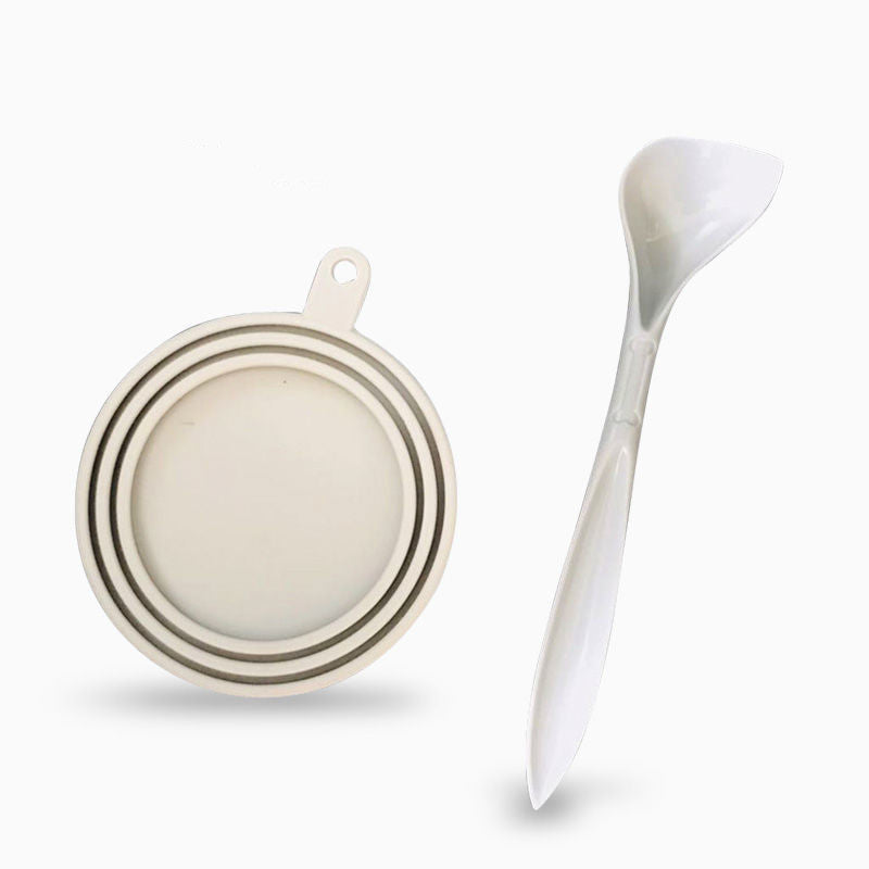 Silicone Lid, Sealing Lid, Fresh-keeping Lid, Dog And Cat Feeding Spoon Seal