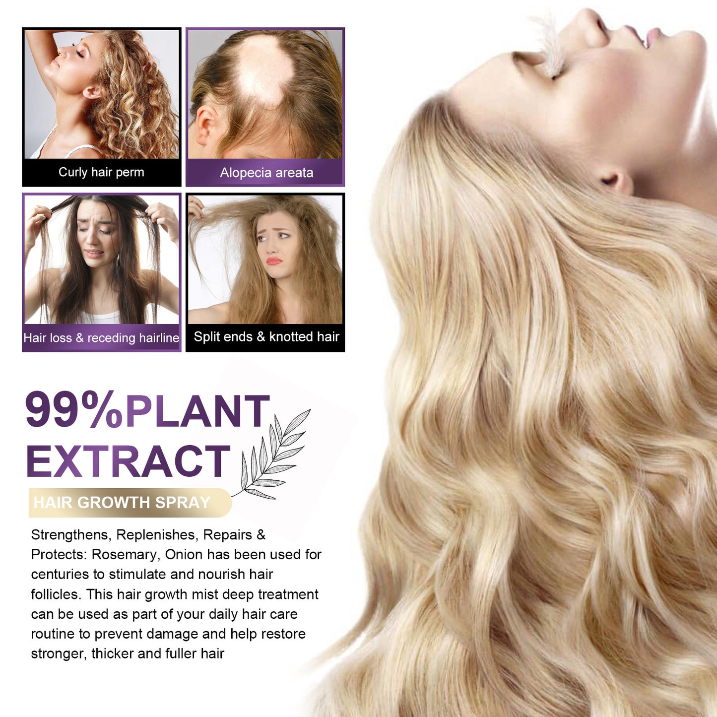 Scalp-softening Shine-enhancing Hair Care Spray