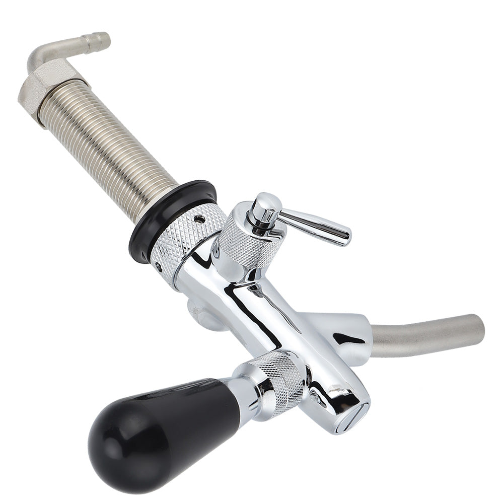 G5/8in Thread Long Shank Adjustable Draft Beer Faucet Tap Dispenser Wine Tools Home Brewing Accessories