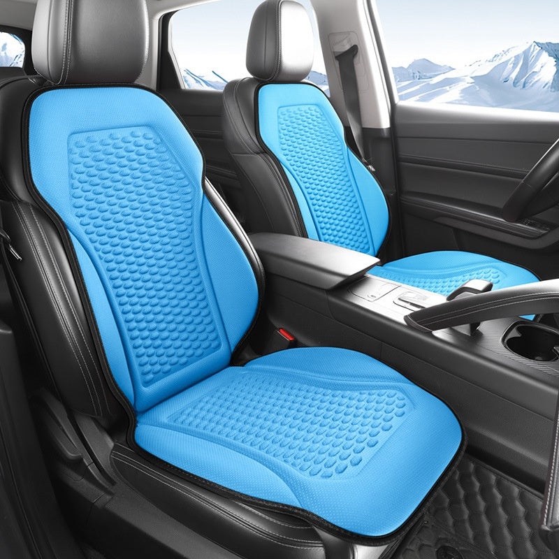 Bump Textured Breathable Cooling Car Seat Cushion For Front Seats