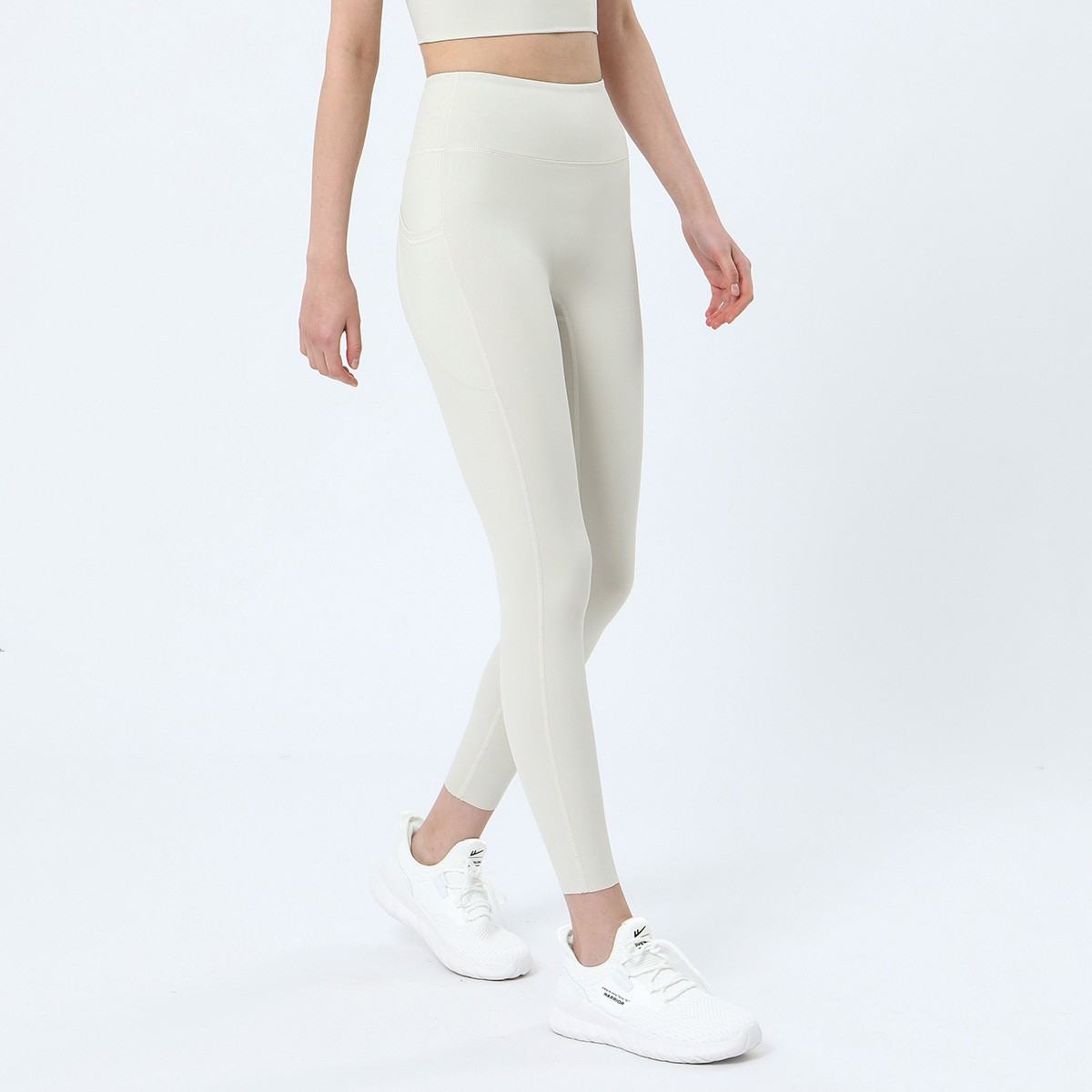 Women's Side Pockets Lycra Yoga Pants