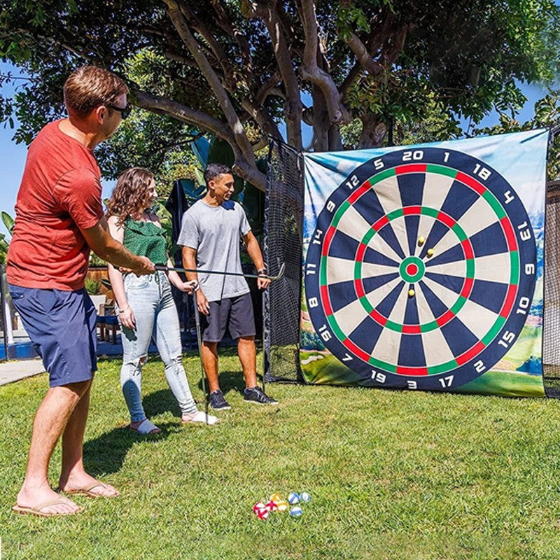 Huge Golf Darts Game Mat-Chip & Stick Kit Golf Game-Indoor Outdoor Gift