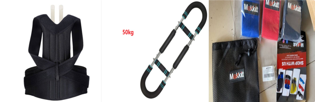 U-shaped Hand Third Gear Chest Expander Wrist Force Biceps Exercise Fitness