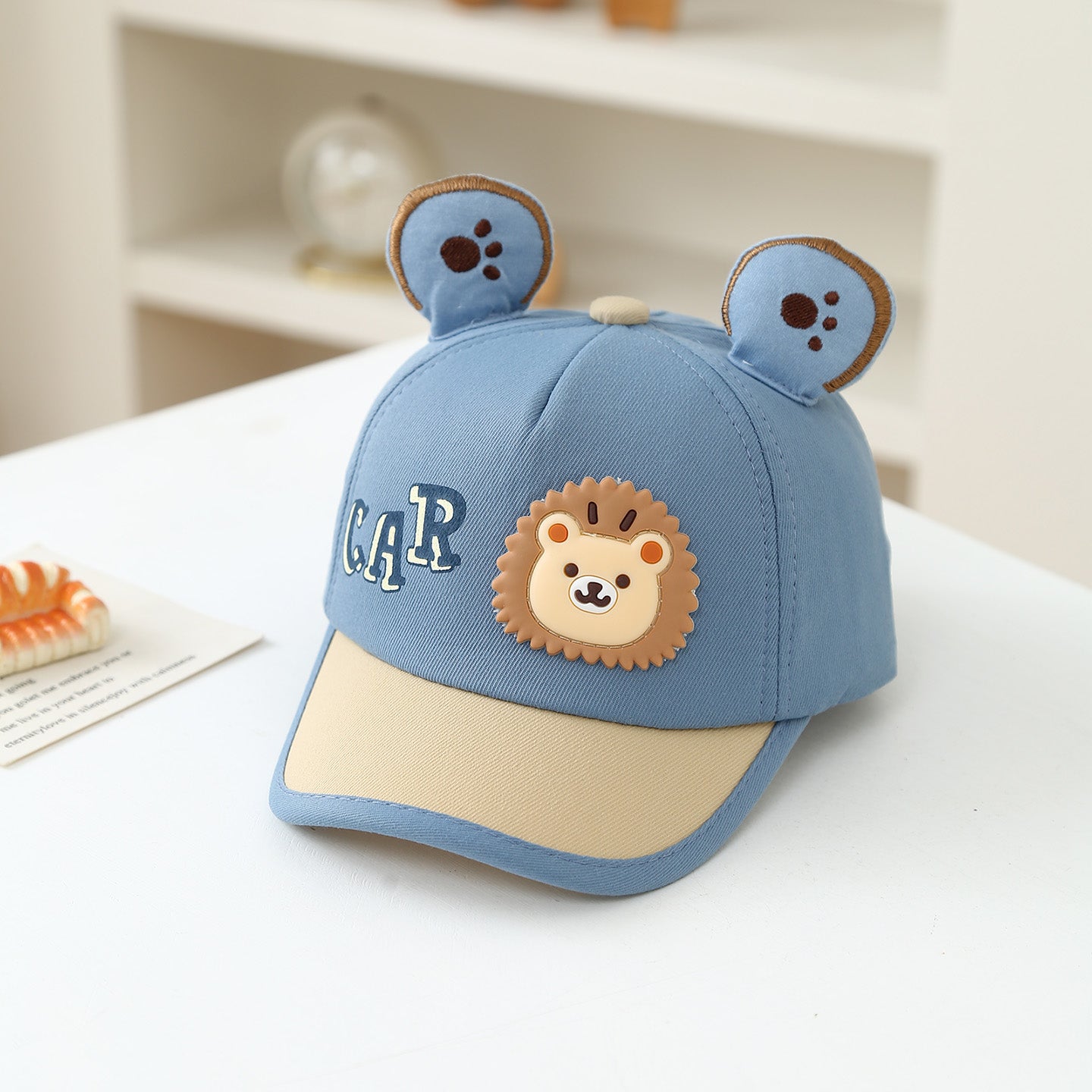 Summer Boys And Girls' Multi-color Lion Head Fashion And Cute Baseball Cap, Suitable For Babies' Daily Outings And Playtime For Sun Protection.