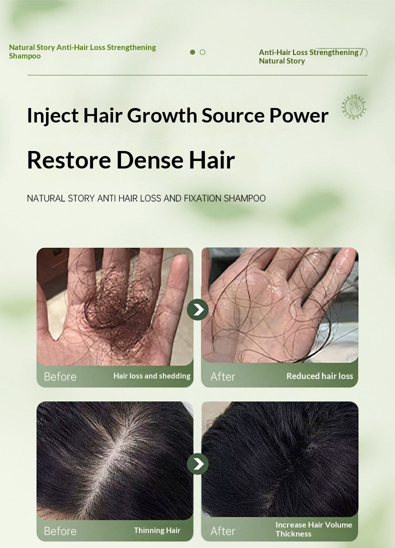Gentle Hair Nourishing Smooth-Flowing, Oil-Control Volumizing Shampoo