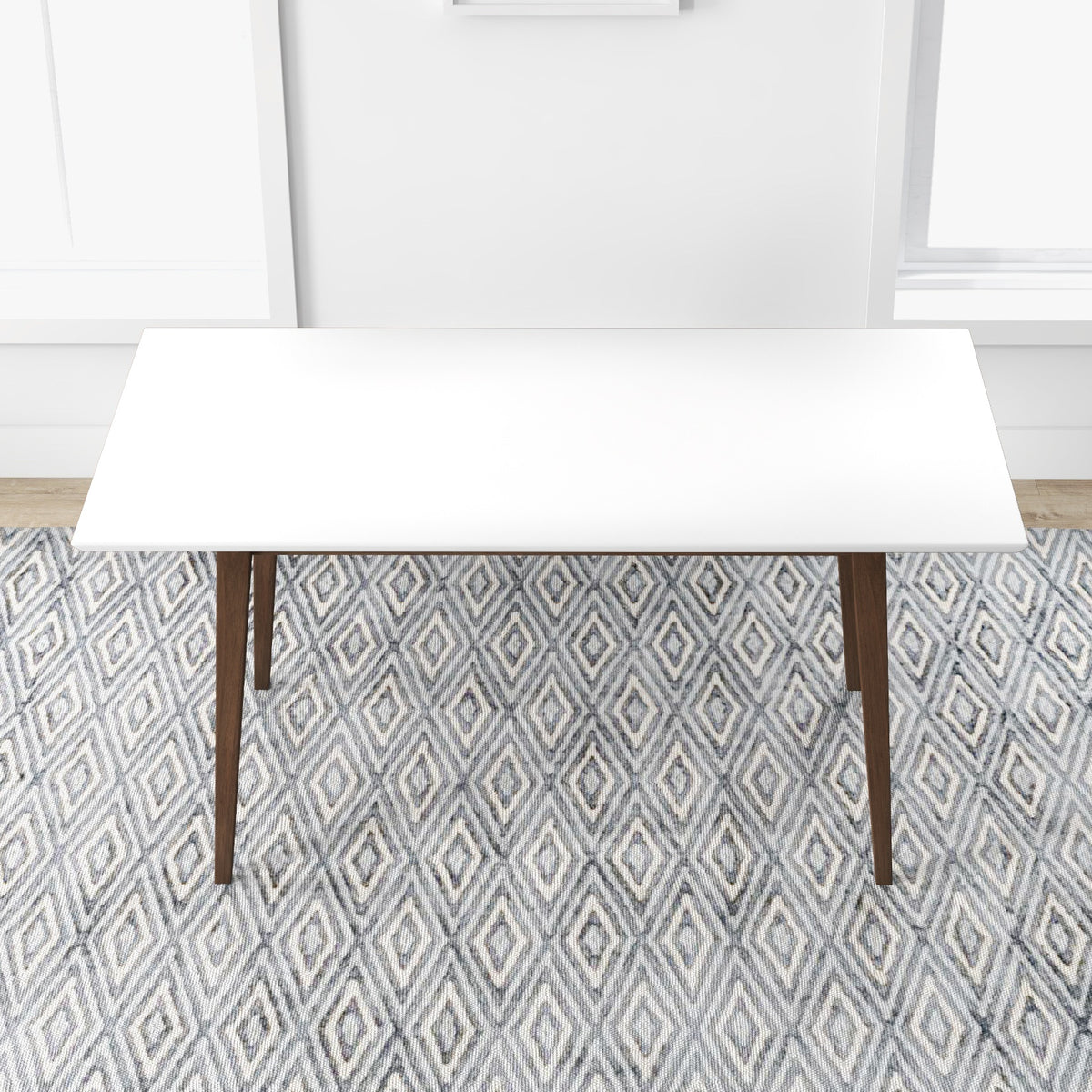 Mary Modern Style Solid Wood Rectangular Dining Kitchen Table