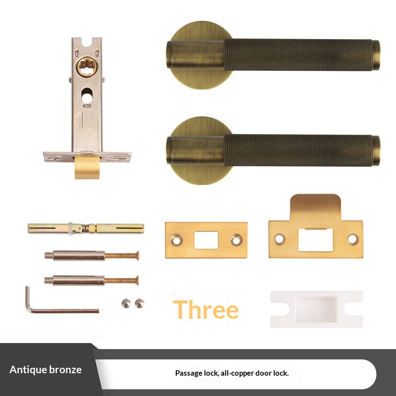 Keyless Door Handle For Home Bathrooms