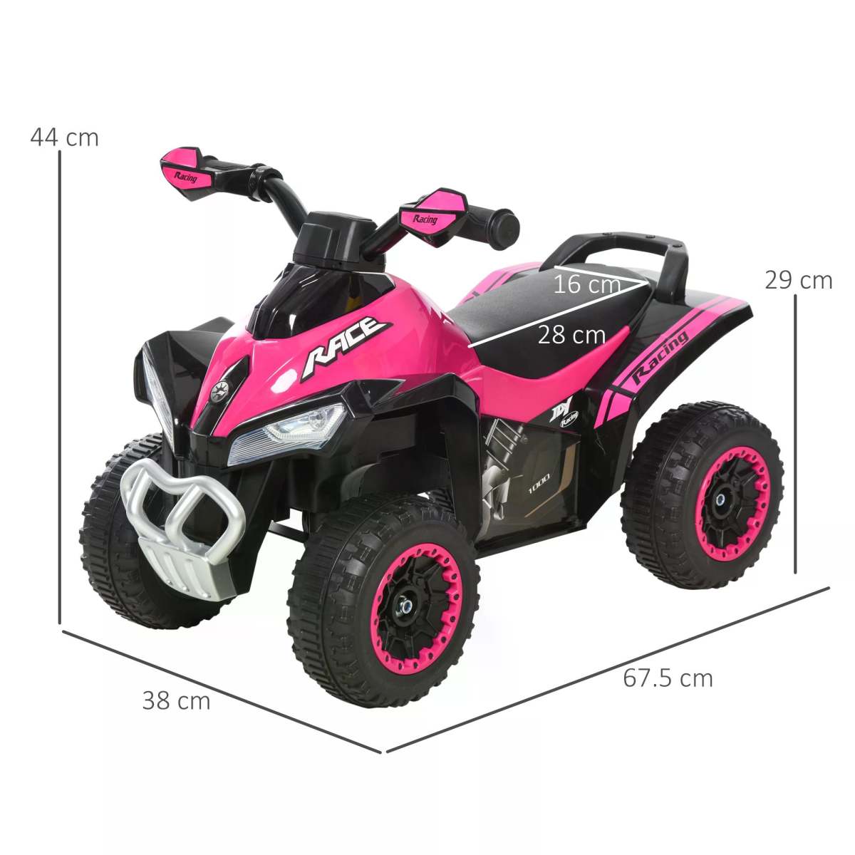 Ride On Toy For Kids 4 Wheel Foot-to-Floor Sliding Walking Car Toy Motorcycle Baby Walker Toddler Toys For For 18-36 Months Boys And Girls